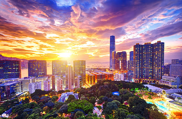 Hong Kong skyline