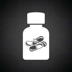 Poster - Pills bottle icon