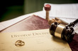 © Fabio Balbi - Divorce decree and wooden gavel