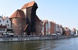 Gdańsk - dźwig - żuraw portowy
