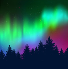 winter landscape background