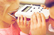 © Syda Productions - optician with pupillometer and girl at eye clinic