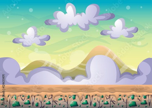 cartoon vector sky backgrou...