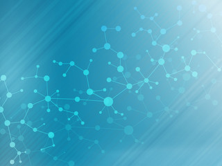 structure molecule and communication dna, atom, neurons. science concept for your design. connected 