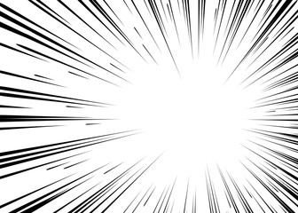 Wall Mural - sun ray or star burst comic radial lines background