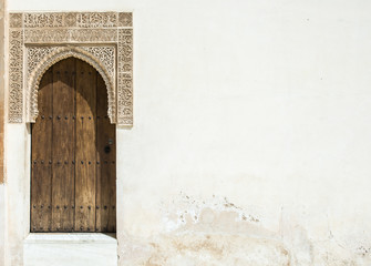 Islamic ornaments on wall