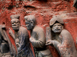 Ancient Rock Carvings, Dazu, Sichuan, China