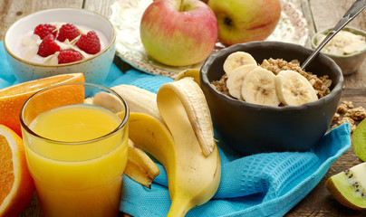 Wall Mural - healthy breakfast products