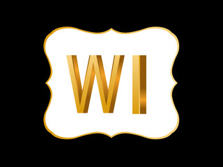 WI Initial Logo for your startup venture