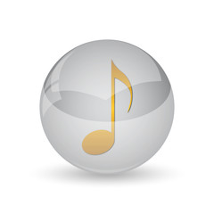 Sticker - Musical note icon