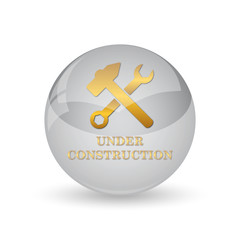 Canvas Print - Under construction icon