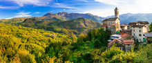 Pictorial Small Village In Mountains - Castelcanafurone, Emilia-Romagna, Italy