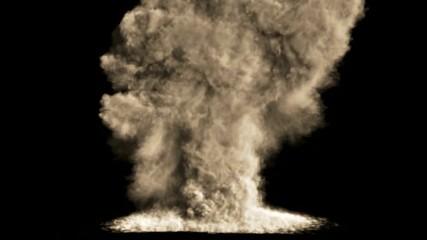 powerful explosion with alpha