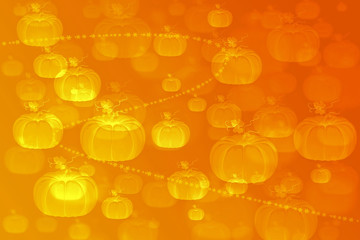 Wall Mural - full color abstract background with pumkin concept.