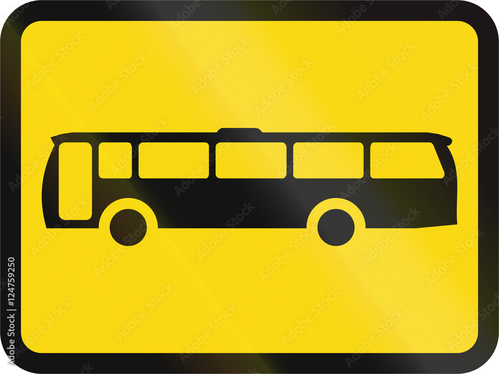 Temporary road sign used in the African country of Botswana - The ...