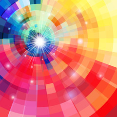 abstract bright colorful kaleidoscope