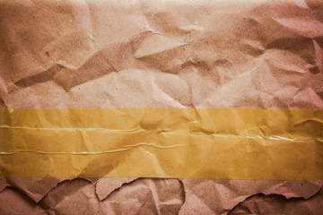Poster - Brown canvas old paper texture vintage background
