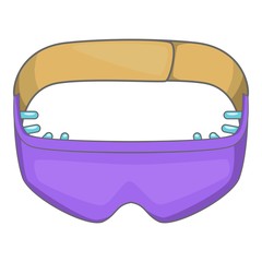 Sticker - Sleeping mask icon. Cartoon illustration of mask vector icon for web design