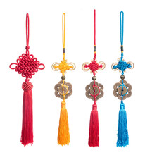 Traditional Chinese Knots Collection On White Background