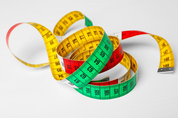 Poster - Measuring tape on white background