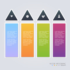 Wall Mural - infographic templates for business. can be used for website layo