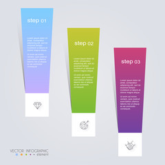 Wall Mural - infographic templates for business. can be used for website layo
