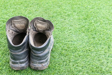 Safety leather man shoe