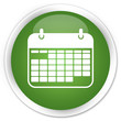 © FR Design - Calendar icon soft green glossy round button