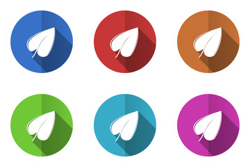 Poster - Flat design nature vector icons
