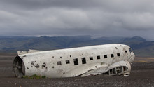 The Abandoned Wreck Of A US Military Plane On Southern Iceland