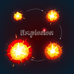 Canvas Print - Explosion Design Set