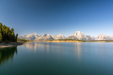 Wall Mural - Teton Range over Jackson Lake