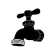 faucet or tap icon image vector illustration design 