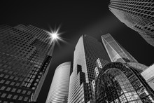 New York City Skyscrapers - Fine Art Black And White Photograph.