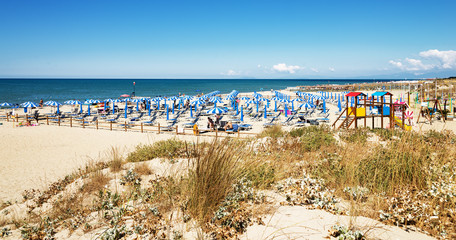 Wall Mural - Calambrone Strand Ligurisches Meer