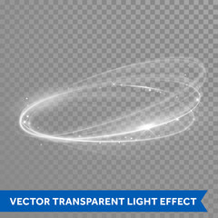 Aufkleber - Vector neon light effect circle spiral