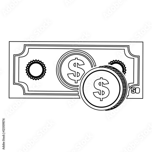 cash money icon image vector illustration design Stock Vector | Adobe Stock