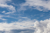 Fototapeta Niebo - Sky with soft clouds