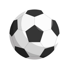 Balloon Soccer Isolated Icon Vector Illustration Design
