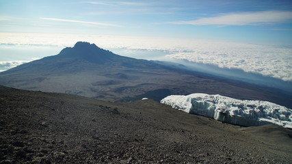  kilimanjaro mountain. kilimanjaro peack. kilimanjaro glacier