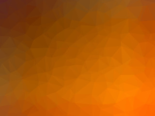 Wall Mural - Abstract orange gradient polygon shaped background