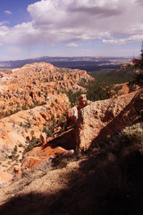 Wall Mural - Late afternoon light colors the sandstone pinnacles