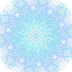 Wall Mural - mandala with sacred geometry symbols and elements. alchemy, religion, philosophy, astrology and spir