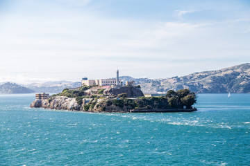 Wall Mural - Alcatraz on Sunny Day