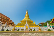 Phra That Chae Haeng Temple Is A Favourite Destination In Nan Province, Northern Of Thailand