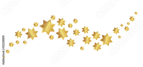 Goldener Sternenschweif Stock Vector | Adobe Stock