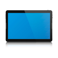 Wall Mural - tablet computer isolated. vector illustration.