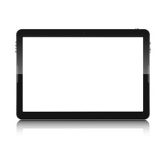Wall Mural - tablet computer isolated. vector illustration.
