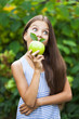 © Andrey_Arkusha - Picture of beautiful girl with green apple