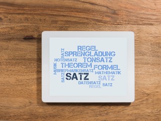 Canvas Print - Satz